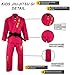 Dragon Brazilian Jiu Jitsu Gi for Kids – Ultra-Light, Preshrunk Youth Grappling Uniform with Free Belt & Bag (Pink, M3)