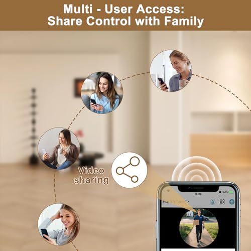 Image of Doorbell Camera Wireless,2K FHD Head-to-Toe Video, no subscription,Two-Way Talk, Smart Home Video Doorbell with Chime,Battery Powered,Motion Detection & Alerts Compatible with Alexa & Google(2.4GWiFi)