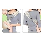Baby Sling Carrier Newborn to Toddler, Baby Hip Seat Carrier, 10-30 lbs (Khaki) - Image 4