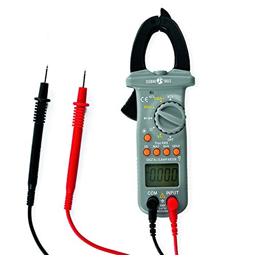 Image of TRMS 6000 Count Clamp Meter - AC Voltage & Current, Resistance, Continuity & Diode Auto Ranging Digital Clamp Meter - Voltmeter & Electrical Tester - Continuity Tester - DCM1