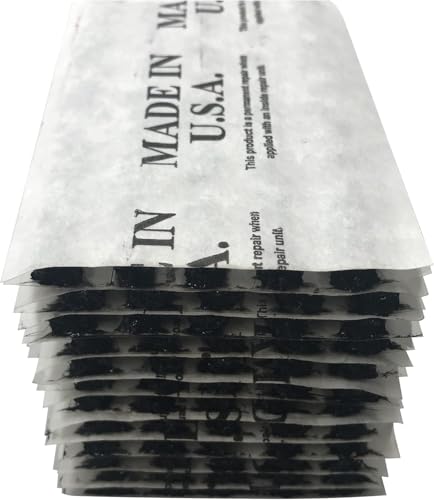 Image of 50 Insert Black 4 inch Tire Repair Strings - Self Vulcanizing Tire Plug String Inserts - Made in USA