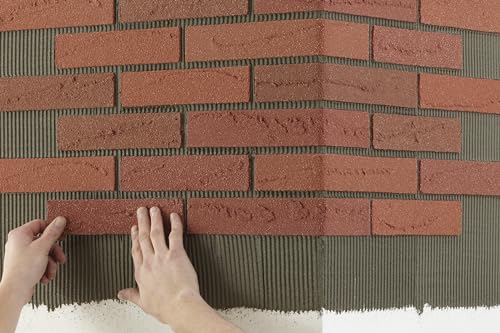 Wandverkleidung Elabrick Reykjavik, Flexibler Verblend ziegel, innen, ziegelsteine, Weiss, 50x210mm, fassadenverkleidung innen/wandverkleidung innen.