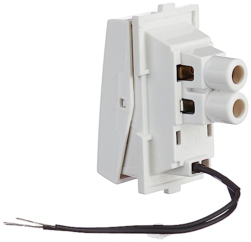 Image of Anchor by Panasonic 65077 Penta Modular 1M 16 AX Polycarbonate One-Way Switch with Neon (White, Pack of 2)