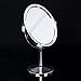 LinZX 2 uffici Strati Rotary Trucco Compatto Specchio 3X Specchio ingranditore Trucco con sede Rotonda Vanity Mirro Double Face,style2