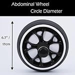 A.F.N.A.L AB Wheel Roller, Exercise Abdominal Wheel Fitness for Gym & Home, Work-out Strength-Training Equipment with Knee Pad - Image 4