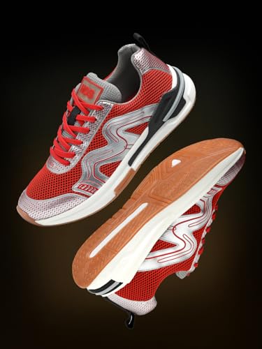 Image of HOS Mens Sports Shoes | Lightweight Running Shoes for Men | Breathable and Comfortable Footwear and Training