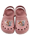 Paw Patrol Clogs für Mädchen - Kinder Sandalen Pantoletten Hausschuhe Gartenschuhe rutschfest Rosa (EU Schuhgrößensystem, Kleinkind, Numerisch (von/bis), M, 27, 28)