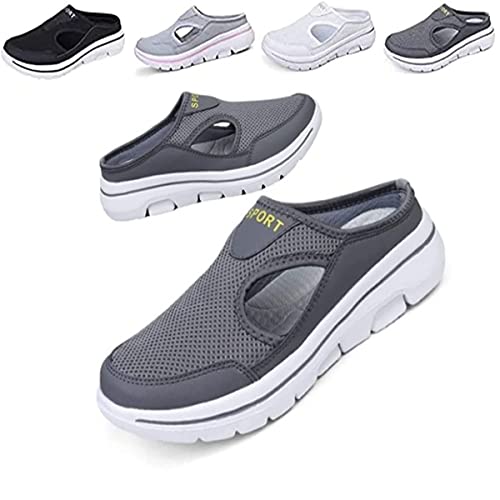 PURRL Meaboots Sports Sandals, Meaboots Men's Comfort Breathable Support Sports Sandals,Meaboots Orthopedic Sandals for Men， Outdoor Casual Non Slip Orthopedic Sneakers Walking Slip on Shoes