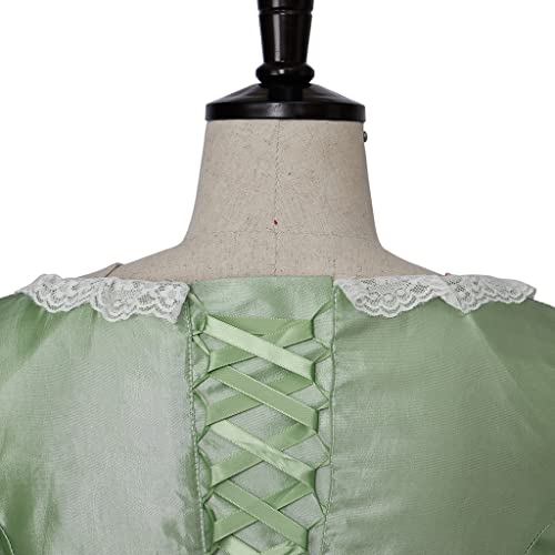 MyheroCos Women's Hamilton Elizabeth Schuyler Dress Gown Green-3XL by MyheroCos - Used condition - Image 6