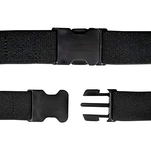 Bandit - 1.25 Inch Elastic Stretch Belt with Side-Release Buckle and Adjustable Strap Length, for Men and Women4