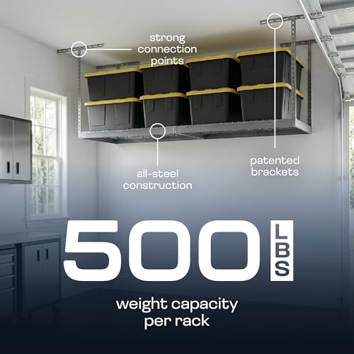 MonsterRax-2-Pack-3x8-Overhead-Garage-Storage-Rack-Gray-12-24-Height