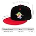 NKISMOODM Child Hip Hop Fashion Baseball Hat, Kids Adjustable Contrast Cap for Boys Girls Red