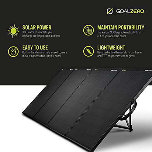 Goal Zero Ranger 300 Briefcase Solar Panels, Portable 300-Watt Solar Panels, Flexible Solar Panels for Outdoor Charging Station - Image 3