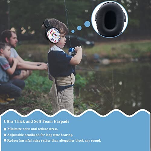 Protear Kids Ear Protection Safety Ear Muffs, Nrr 25Db Noise Reduction Children Earmuffs, Hearing Protectors For Sleeping, Studying, Airplane, Concerts, Fireworks - Unicorn With Black Band #TOP4