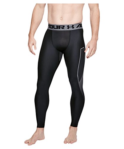 Under Armour Leggings masculinas com estampa de armadura HeatGear