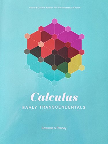 Calculus Early Transcendentals Second Custom Ed... 1269431986 Book Cover