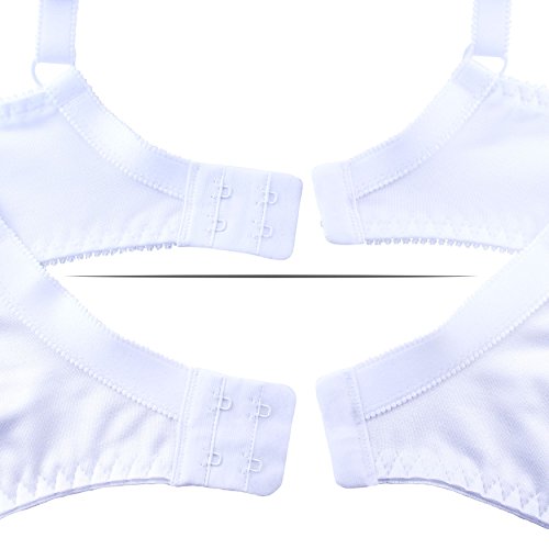Frugue Underwire Comfort Minimizer Unlined Bra White Us 40 Dd #TOP7