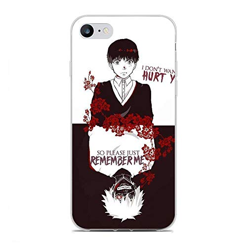 Clear Transparent Slim Soft Tpu Shockproof Case Protective Cover For Apple Iphone 7/8/Se 2020-Tokyo-Ghoul Kaneki-Ken 2 #TOP11