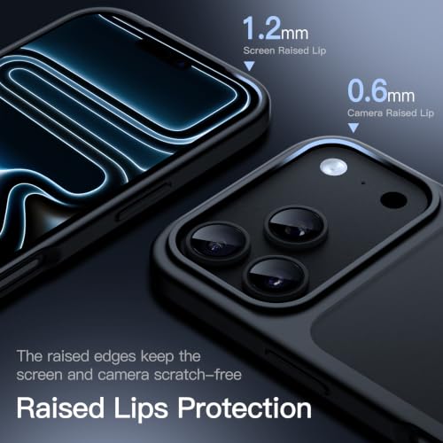 Image of JETech Matte Cover Case for iPhone New Pro Max, Black