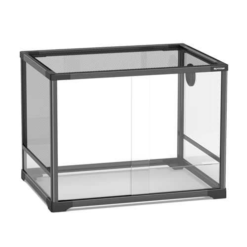 REPTITRIP 30 Gallon Reptile Tank, Aluminum Alloy Reptile