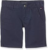  Tommy Hilfiger Jungen Essential Chino Short, Blau (Blue Cbk), 134/140 (Herstellergröße: 140)