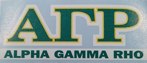 Amazon.com - Alpha Gamma Rho Color Letter/Name Car & Computer Sticker