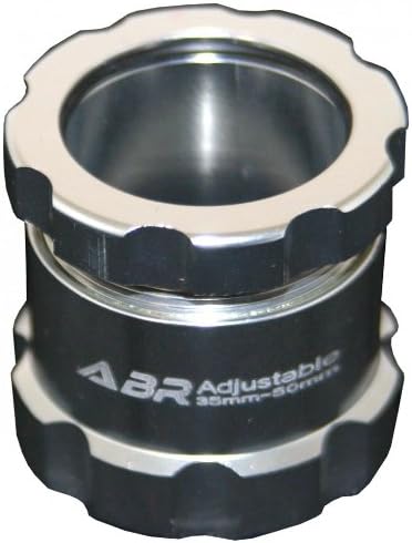 ABR Float Fully Adjustable 1" 1/8" CNC Machined Headset Spacer 35mm to 50mm Silver