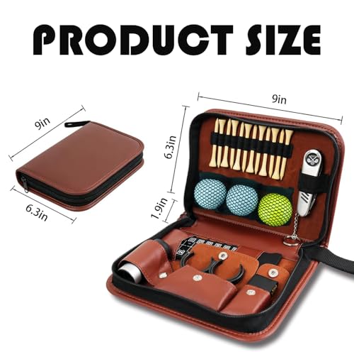 SirChic Golf Gifts for Men and Women Golf Accessory Set (Including rangefinder, Golf Multi-Function Clubs, Golf Balls, Golf Brushes, scorekeeper, Golf shafts, Golf Clips and Gift Boxes)