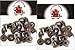 Tandy Leather 1/4" Black Chicago Screws 1290-04 -- TWO 10 Packs