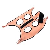 Milisten 1 Set Pet Grooming Hammock Dog Grooming Strap Dog Harness for Grooming Cat for Grooming Dog for Nail Trimming Cat Sling Cat Strap Sandwich Mesh Light Brown