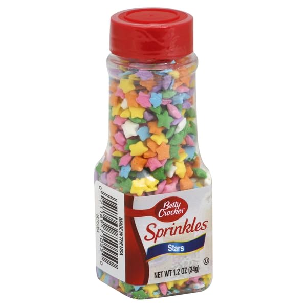Betty Crocker, Stars Sprinkles, 1.2 Ounce