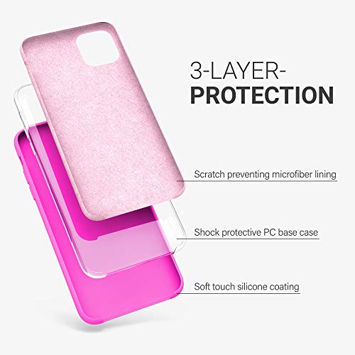 Kwmobile Case Compatible With Apple Iphone 11 Pro Max Case - Tpu Silicone Phone Cover With Soft Finish - Magenta #TOP1