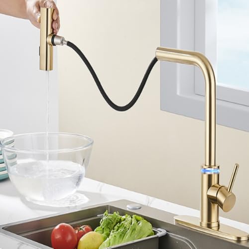 Robinet de baignoire or jaune KW-76J pour salle de bain - 5