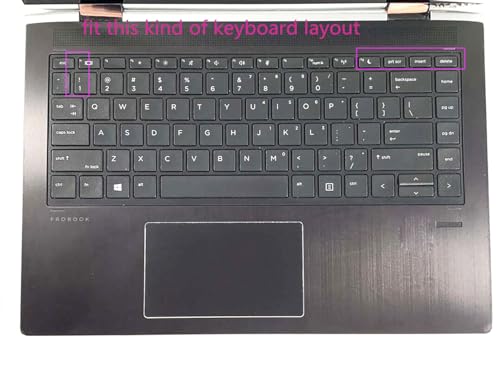 Protector de teclado de silicona compatible con HP ProBook 14" miniatura 2