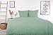 Produktbild jilda-tex Seersucker Bio-Bettwäsche Uni 100% Bio-Baumwolle Valencia Sommerbettwäsche (Mint)