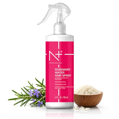 Rosemary Water Hair Growth Spray | Mist for Hair Fall Control | Promotes Thicker, Healthier Scalp | Nourishes Scalp & Reduces Hair Breakage | For All Hair Types | For Men & Women | 3.38 FL.OZ. x 2