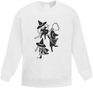 Azeeda 'Playful Witches' Kid's Sweatshirt/Jumper (9-11 Years) (KW00046516)