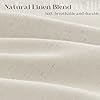 90 Inch Shower Curtain Linen Neutral Earth Tone Ex... #1