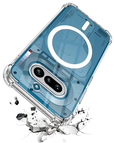 Image of Jkobi Shockproof Crystal-Clear Back Cover for Nothing Phone 4A 5G (Magsafe Wireless Support | Drop & Camera Protection | Hard Polycarbonate)