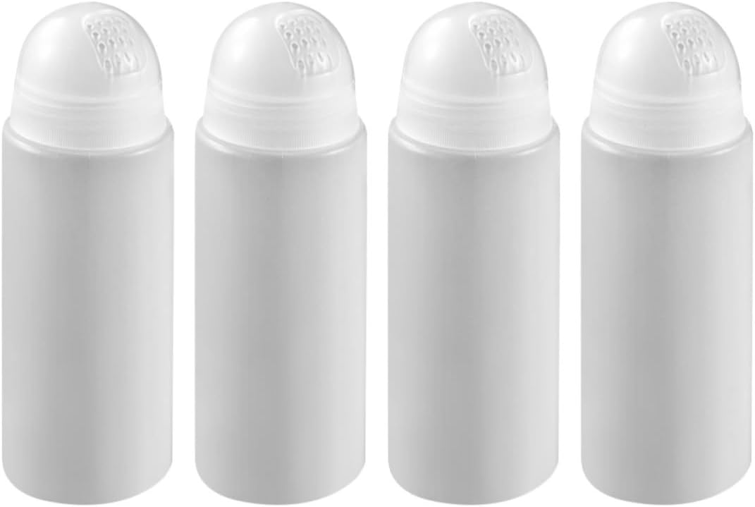 4pcs Spice Sifter Shakers Refillable PE Seasoning Bottles