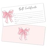 【PACKAGE CONTENTS】You will receive 25 gift certificates, approximately 8 x 3.5 inches, large enough for everyday use, holidays, and special events. 【EXQUISITE DESIGN】Our gift certificates feature elegant designs, double-sided printing, and a fill-in ...