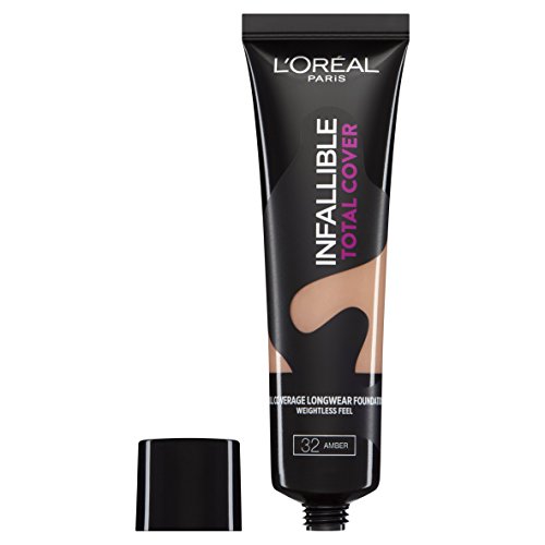 Loreal Infaillible Fond De Teint Total Cover Numero 32 Amber - vue 5