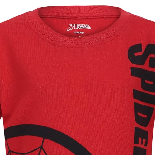 Image of Marvel Spider-Man Boys 2 Piece Short Sleeve T-Shirt and Shorts Set for Toddlers