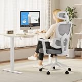 SENSE7 VENO Fotel Biurowy Ergonomiczny – Oddychająca Siatka, Regulowany Zagłówek i Podłokietniki, Ciche Kauczukowe Kółka, Stylowy Design, Komfort i Stabilność dla Pracy i Relaksu