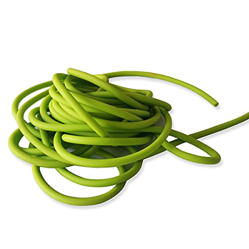 Natural Latex Rubber Gummiband Tube Tubing Ersatzgummi für Steinschleuder Zwille Schleuder 5m (Grün) Cover