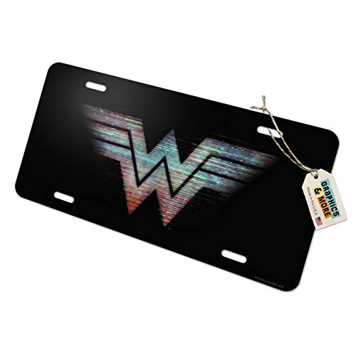 GRAPHICS & MORE Wonder Woman 1984 Glitchy Logo Novelty Metal Vanity Tag License Plate