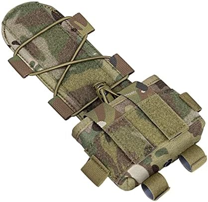 IDOGEAR Helmet Battery Pouch Counterweight Pouch MK2 Helmet Battery Pack Balance Weight Bag 500D Nylon Helmet Battery Bag for Airsoft Hunting Outdoor Sports