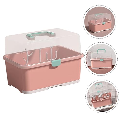 Caja de almacenamiento para biberones PRETYZOOM con escurridor para cocina 5