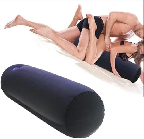 Portable Bolster Pillow Inflatable Cushion for Adult Play, Body Positioners for Legs and Back Support, Soft Bed Positioning Triangle Wedges Pillowcase for Couples Sweater