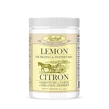 Rawleigh Lemon Pie Filling & Dessert Mix 16 oz Makes Up to 7 Pies Traditional Cook & Serve Lemon Dessert Base Gluten Free, No MSG, Versatile for Pies, Pudding & More